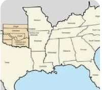 WIYM: NAKED SOUTHERN U.S. STATE POSTCARD 