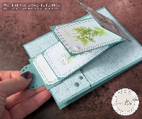 Handmade waterfall card 