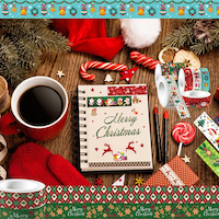 Christmas or Winter Washi Tape Samples!