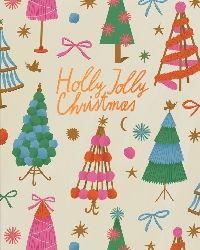 Upcycled Christmas Card PC # 14 - Holly Jolly