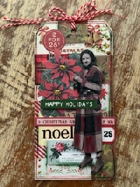 Christmas Paperdoll Tag