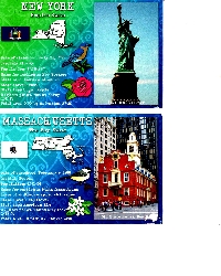 SIGN UP TO WIN 2 USED USA STATE FACT POSTCARDS