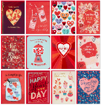 💌💖VDay Cards + mini classroom valentine inside USA