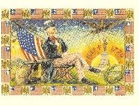 July 4th, Independence Day Postcard Swap