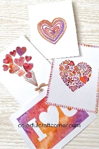 Easy Peasy Watercolor #13 Valentine's Day