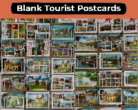 🌍 Blank Tourist Postcards #2