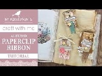 Altered Paperclip - Ribbon Clips