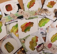 AIA: Collage & Paint Book Page Pockets 🧾