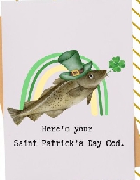 St. Patrick's Day Card - animal