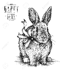 WIYM;  Easter Card And A Goody USA