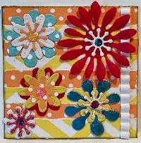 AIA: Flowers & Stripes ATC 🌺🦓