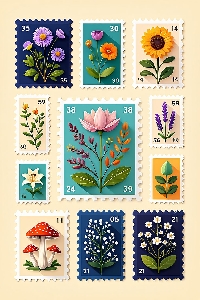 Greeting Card with Stickers #14