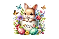 FAST! Pretty Easter Profile Decorations 🐣 🐇