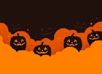 HS : Orange Halloween Art and a tuck in