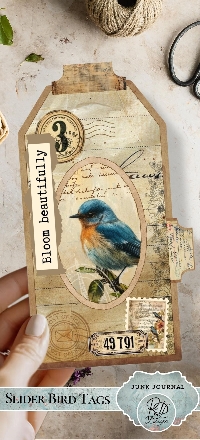 MFF: Spring Bird Slider Tag