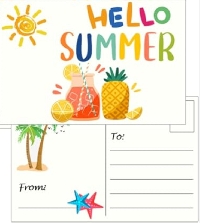 Hello Summer! (Postcards- USA only) 