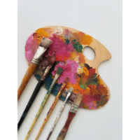 Hand Painted Postcards