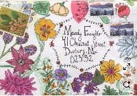 SMSUSA:  Flower Mail Art w/a 1-Page Letter
