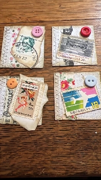 Postage stamp twinchies and tuck ins