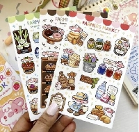 Kawaii Sticker Sheet Swap (5 sheets)