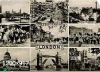 WIYM: THREE BLACK & WHITE POSTCARDS IN AN ENVELOPE