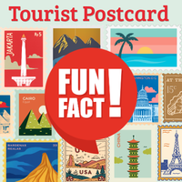 ✈️📬 Tourist Fun Facts Postcard #3