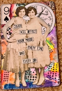 ♢♤♡♧ JUMBO Altered Playing Card ♧♡♤♢ -- #1