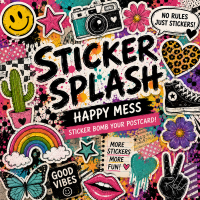 😊STICKER SPLASH #3: HAPPY MESS 😯