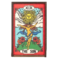 TAROT FRANKENDECK- XIX THE SUN & SIX OF CUPS