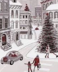 Recycle Xmas cards to Postcards #7