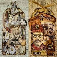  Occupational Tim Holtz Collage Tag