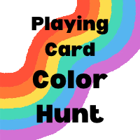 🌈 Playing Card Color Hunt #1