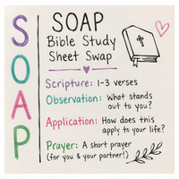 SOAP Bible Study Sheet Swap