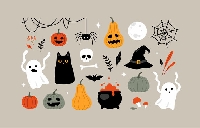 Halloween inchies + tuck ins
