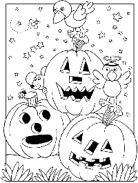 Halloween Adult Coloring USA