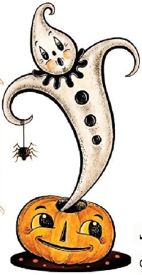 HS:  Ghostly Greetings Mail Art + Tuck-Ins
