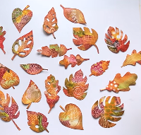 AIA: WC Masterboard Gratitude Leaves 🍁🍂🥬