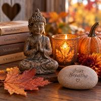 Meditation & Mindfulness Note Card — Fall Edition