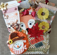 AIA: Embellished Coffee Sleeve Pocket - Fall