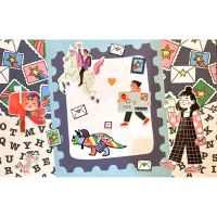 SSS: Paper and Sticker Postcard