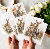 🦊Themed Notecard Swap #8 – Woodland Animals🦊INTL
