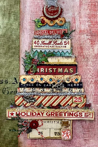 WIYM:  Christmas Index Card Art #1