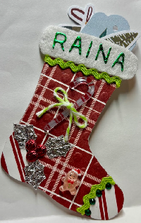 AIA: Christmas Stocking-Shaped ATC🎄🧦