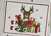Themed Christmas Postcard #4-Reindeer