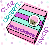 Cute Dessert Matchbox Swap