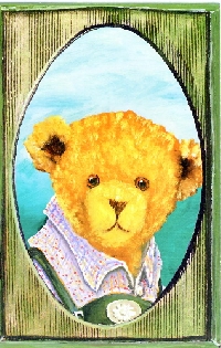 Teddy bear postcard