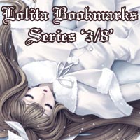 Lolita Bookmarks Series **3/8 Shiro and Kuro**