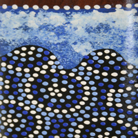 dot painting- aboriginal inspired ATC