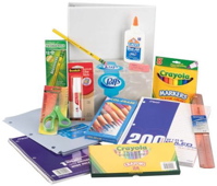 'Shopping' list: School Supplies 