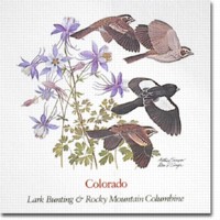 State Bird and State Flower ATC: Colorado